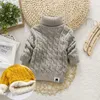 Pullover Philology Plush Inside Winter Boy Dziewczyna Dzieciak grube dzianinowe koszule golfowe