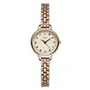 Dames vintage stijl legering armbandhorloge, creatief hoogwaardig gevoel quartz waterdicht horloge