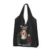 Einkaufstaschen Beagle Bunch Einkaufstasche Custom Shopper Tote Shoulder Große Kapazität Tragbare Handtasche