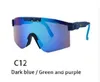 Pit Vipers Designer Sonnenbrille Kinder Radfahren Baseball Sonnenbrille FODE Jungen Mädchen Outdoor Sport Windproofes Schutzbrillen Spiegelte UV400 -Farbtöne 24