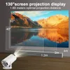 Transpeed Projector 4K Android 11 듀얼 Wi -Fi6 200 ANSI Allwinner H713 BT50 1080P 1280720P 홈 시네마 야외 휴대용 프로세터 240111