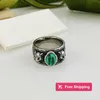 Bandringar modedesigner sterling silver ringar smycken kvinna man par älskare vigselring lovande ring förlovningsringar 8xw1