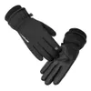 Elastische Manschette Telefon Spielen Vollfinger Winterhandschuhe Outdoor Radfahren Skifahren Winddicht Männer Frauen Motorradfahren Schwarz Warm halten 240112