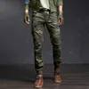 Mode Hoge Kwaliteit Slanke Militaire Camouflage Casual Tactische Cargo Broek Streetwear Harajuku Joggers Mannen Kleding Broek 240111