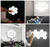 1 pcs Quantum lamp LED Lamp Modular Touch Sensitive Lighting Hexagonal Night Light Lamps Wall Lamp Hexagonal wall light9411367