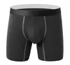 Cuecas homens sexy roupa interior modal boxer shorts meados de cintura design anti desgaste calças de canto plana esportes casuais