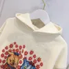 Ragazzi e ragazze marchio marea celebrità online nuovo cashmere caldo maglione sportivo in cotone con cappuccio stampa stile straniero da ragazzo grande