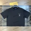 xinxinbuy 2024 Maglietta da uomo firmata Tee Patch ricamo lettera jacquard 1854 donna nero bianco giallo rosso S-XL