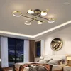 Lampadari Lampada da soffitto moderna e minimalista per soggiorno. Luci creative per studio camera da letto per violino Illuminazione Art Deco di lusso a LED