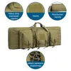 32 38 42 inch Double Rifle Case Bag Tactical Weapon Gun Pistol Long for Hunting Range Sports Transport 240111