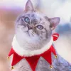 Hundhalsar liten jul husdjur halsduk katt för katter party levererar jingle bell hundar med