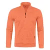 Mężczyźni Grubsze zamek błyskawiczne swetry dla męskiego bluzy bluzy bluzy stały kolor golfowy zapchkają się jumbo rozmiar s-5xl 240112