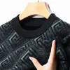 Men's Pullover Round Neck Long sleeved Autumn Winter Sweater Thickened Warm Knitwear Fashion Casual Loose Top Men's Clothing 240111