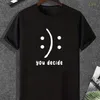 U BESLIST Emoticon Print Damesmode Casual Ronde Hals Korte Mouw T-shirt voor Zomer Grafische Tee Loungewear Pyjama top