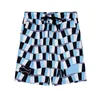 24 Early spring new casual two sets digital letter pattern printed shirt shorts set men and women casual fashionM-XXXL