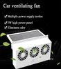 Solar SolarUSB Dual Charging Cooling Tool Fordon Luftcirkulation Smoke Avgas Ventilation Fan 01032053443