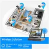 IP -kameror Hiseeu P 8ch Wireless Camera CCTV Kit 10.1 LCD Monitor 1536p Outdoor Security System WiFi NVR AA220315 Drop Leverans Surv DHKF9