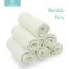 Happyflute 10 pçs inserção de bambu reutilizável lavável respirável inserções reforços forros para fraldas de pano do bebê fralda 240111
