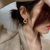 Party Favor Retro Metal Gold Color Multiple Small Circle Stud Earrings For Women Korean Jewelry Fashion Wedding Gift