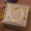 Kolczyki naszyjne Zestaw 316L Stalowa podwójna warstwowa biżuteria w zawrotność serca na Wedding Collana Brillanti Joyeria Majer