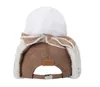 Casquette de golf pour femme, chapeau chaud, protège-oreilles avec balle, automne/hiver