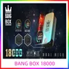 Bang Box 18000 Dual Mesh Typ Care COCTER 25 ml E płynny bateria 850 mAh Bang 18000 Bang Box Bang King