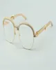 20 selling topquality Stainless Steel temples eyeglasses highend diamonds eyebrow frame 1116728A Size 6018140mm2752406