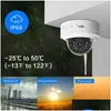 Ip Cameras Hiseeu 1536P 1080P Hd Two-Way O Cctv Security Camera System Kit P 8Ch Nvr Indoor Home Wireless Wifi Video Surveillance Dr Dhjax