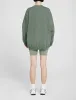 Fashion Casual AB BINGs Tyler Designer Sweatshirts Letter Embroidered Round Neck Pullovers Green Loose Sweaters for Women
