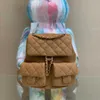 Saco Duma Cadeia de Couro Designer Mochila Clássico Saco Duplo Ombro Caviar Couro Tote Crossbody Mini Diamante Treliça 23p