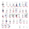 Charms Jewelry Charms S925 Pure Sier Pearl Wisiant z mikro cyrkon Inkrustowany Nowy Masowe Naszyjnik