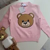 Kids Designers Sweater Winter Warm Sweaters for Kid Girls Clothes Boys Hoodies Children Luxury Long Sleeve Baby Cartoon Bear Sweatshirts esskids CXD2401125-6