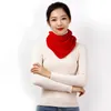 Usar un chal pequeño en otoño con nudo de punto coreano, bufanda para habitación con aire acondicionado, protección del cuello para mujer, invierno 240111