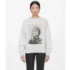 10A Haute Qualité AB Femmes Designer Sweat-shirt Mode Imprimer À L'intérieur Polaire Col Rond Bings Pull Chaud À Manches Longues Pull À Capuche