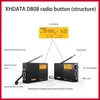 Xhdata Sihuadon D808ポータブルラジオAMFM STEREOSWMWLW SSB AIR RDSデジタルスピーカーLCDディスプレイ目覚ましスピーカー240111