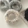 Haaraccessoires Elastische Wollen Handdoek Lus Scrunchies Haarspeld Leuke Meisjes Pony Achterhersenen Paardenstaart Stropdas Hoofddeksels Voor Vrouwen 2 Stuks