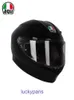 Motocicleta italiana agv completa k6 capa capacete de corrida corrida para homens e mulheres todas as estações segurança universal spw1