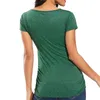 Kadın Giysileri Gebelik Gömlek Doğum Giysileri Hemşirelik Üst Uzun Kollu Vneck Boğan Çapraz Kemer Tshirt 240111