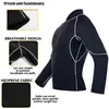 Men Shapers Sauna Suit Neoprene Sweat Jacket Workout WeightLoss Long Sleeve Waist Trainer Body Shaper with Zipper Undershirt 240112