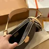 Bolso de diseñador Bolso de hombro para mujer Bolso Hobos Bolso vintage M46828 Bolsos cruzados Carteras de embrague Bolsillo para teléfono celular Monedero con correa ajustable