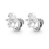 Sterling Sier Summer New Turtle Orecchini da donna Me Series Smile Eye Star e Moon Ear Stud Pendientes