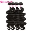 PerisModa Body Wave Bundles Human Hair Brazilian Weaving Natural Black 3 4 Bundles Deal Virgin Hair 30 Inch Raw Hair 240111