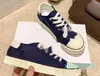 Le più nuove scarpe casual Celins parigi Sneaker in pelle di vitello vuota Mid low Nero bianco blu scuro Scarpe da ginnastica firmate da donna trionfali