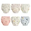 Baby Kids Cotton Potty Training Panties Cloth Diapers 6 layers Toddler Reusable Washable Pants for Toilet 240111