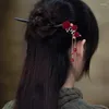 ヘアクリップヴィンテージローズスティック女性用のヘア服