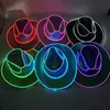 Western LED Cowboy Hut Cowgirl Hut Retro LED Licht Krempe Jazz Zylinder Hut Leuchtende Braut Hut Cosplay Kostüm Cowboy Anzug für Frauen Männer 240111