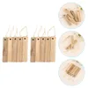 Storage Boxes 10 Pcs Wood Strips Aroma Blocks Blank Drawer For Home