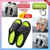 Gratis fraktdesigner Casual Platform Slides tofflor Män Kvinna Anti Slip Wear-Resistent Sandalia Sandaler Flat Summer Beach Shoe