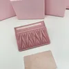 кошелек кошелек дизайнерская сумка розовые модные сумки Мини-сумка с коробкой для пыли с откидной крышкой дизайн молнии сумки из натуральной кожи ручные женские роскошные дизайнерские визитницы высшего качества