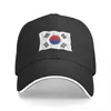 Berets południowokoreańska flaga Korea Seul Baseball Caps Snapback Fashion Hats Oddychane swobodne na zewnątrz unisex polichromatyczne